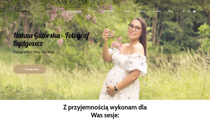 Screenshot of fotozapisy.pl