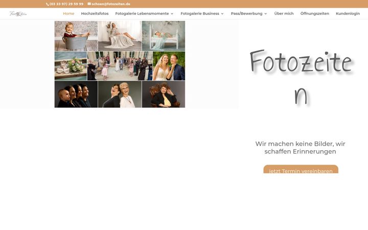 Capture d'écran de fotozeiten.de