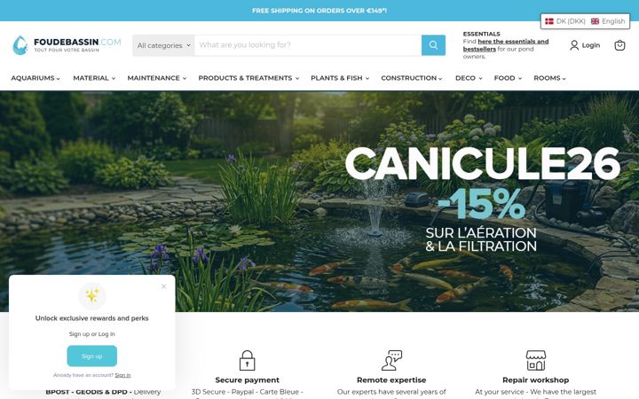 Screenshot of foudebassin.com
