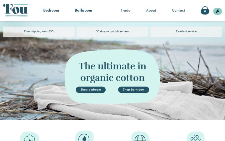 Screenshot van foufurnishings.com