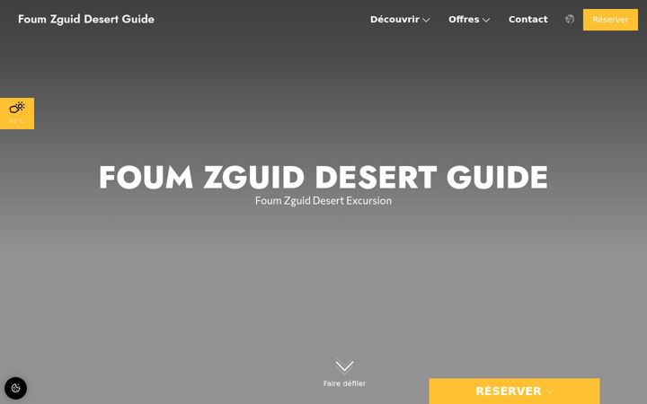Screenshot of foumzguiddesertguide.com