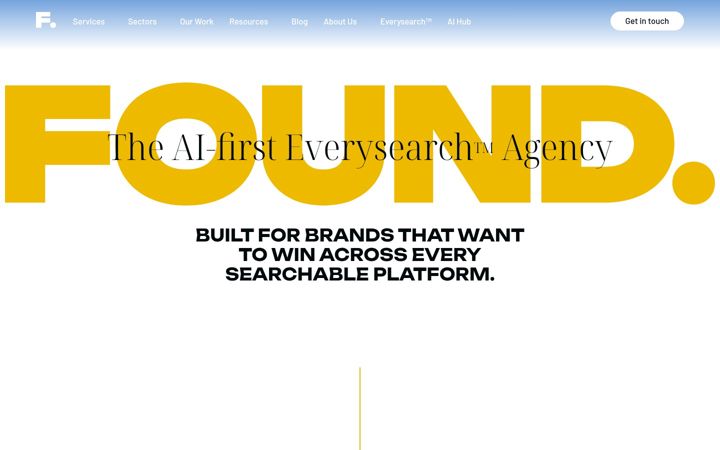 Screenshot of found.co.uk