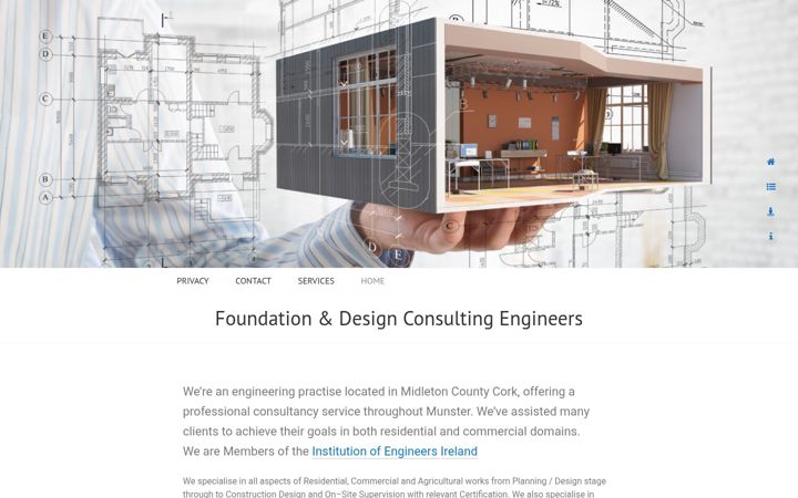 Screenshot of foundationanddesign.ie