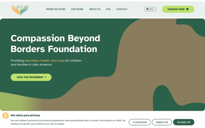 Screenshot of foundationcbb.org