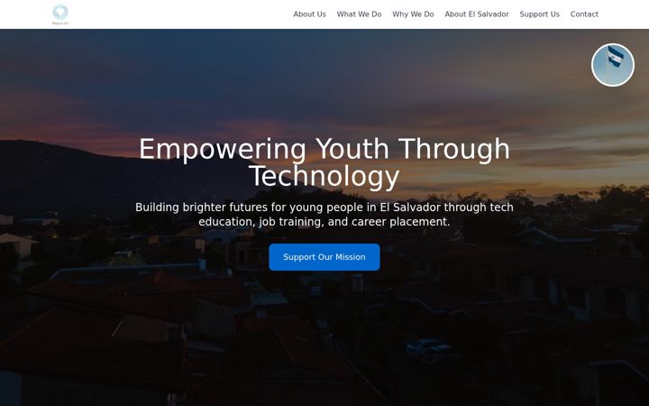 Screenshot of foundationpeace.org