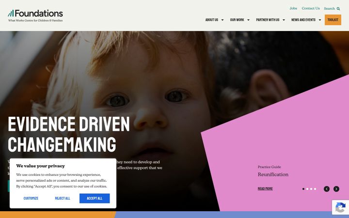 Screenshot of foundations.org.uk