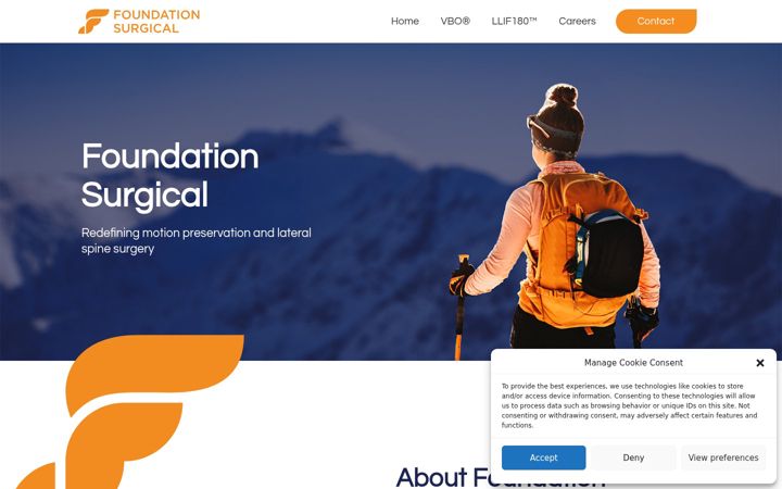 Screenshot of foundationsurgical.com