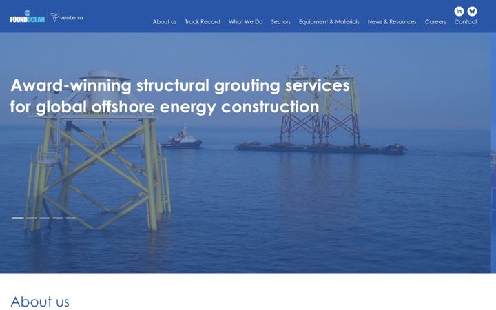 Screenshot of foundocean.com