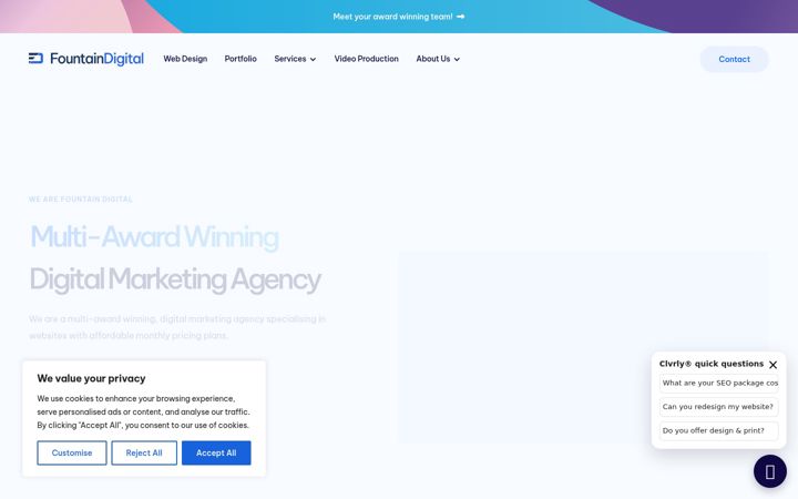 Screenshot of fountaindigital.co.uk
