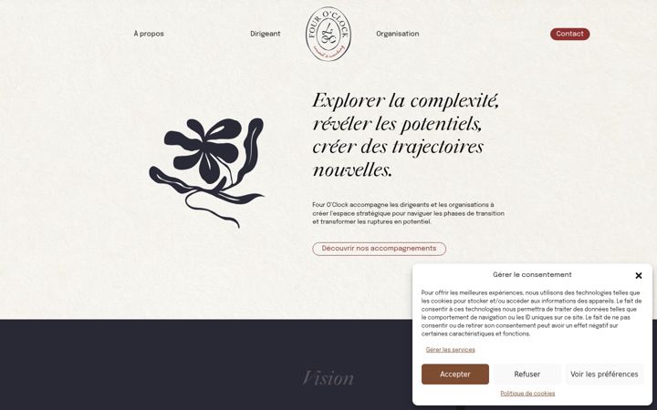 Screenshot of four-o-clock.com