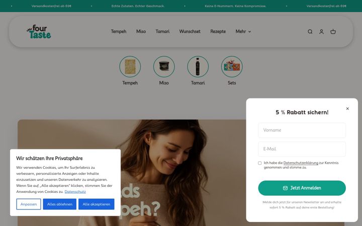 Screenshot of four-taste.com
