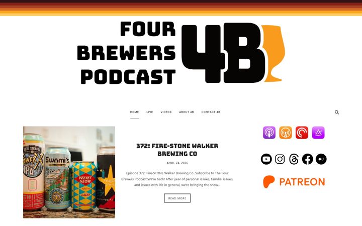 Screenshot of fourbrewers.com