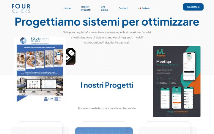 Screenshot of fourclicks.it