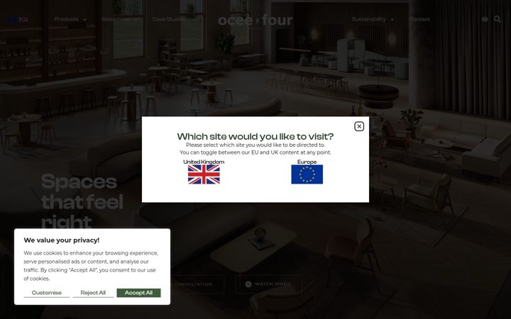 Screenshot of fourdesign.dk
