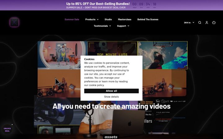 Screenshot of foureditors.com