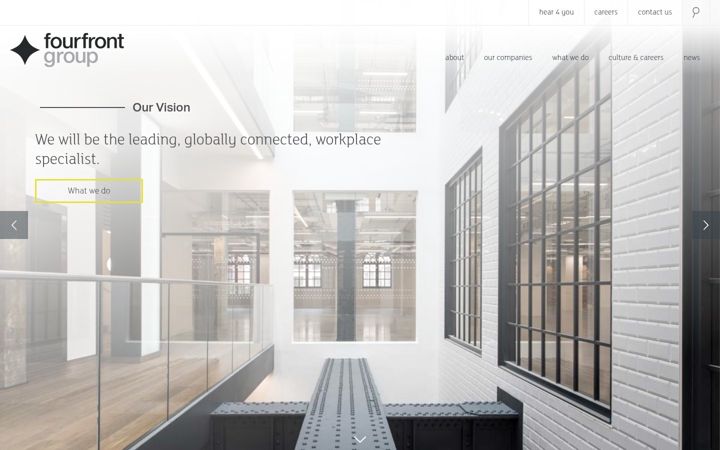 Screenshot of fourfrontgroup.co.uk