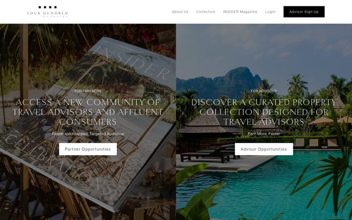 Screenshot of fourhundredbydesign.com