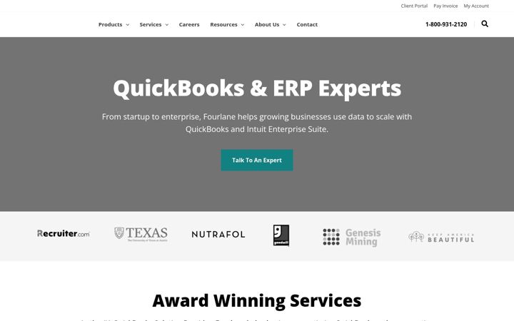 Screenshot of fourlane.com