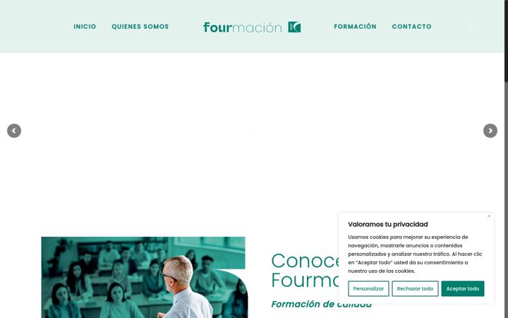 Screenshot of fourmacion360.com