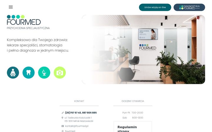 Screenshot of fourmed.pl