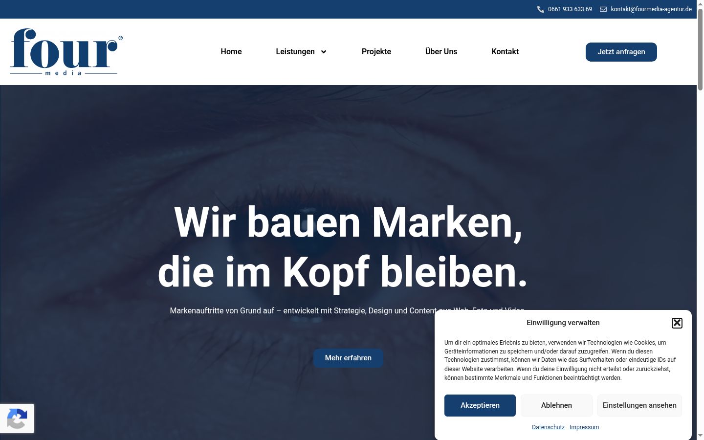 Sutikimo reklamjuostės, rodytos prieš bet kokią sąveiką, ekrano kopija