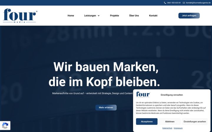 Screenshot of fourmedia-agentur.de