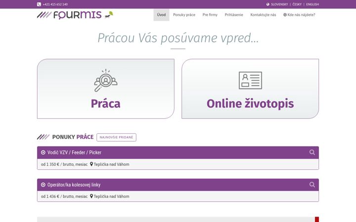 Screenshot of fourmis.eu