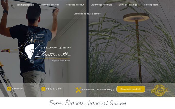 Screenshot of fournier-electricite.fr