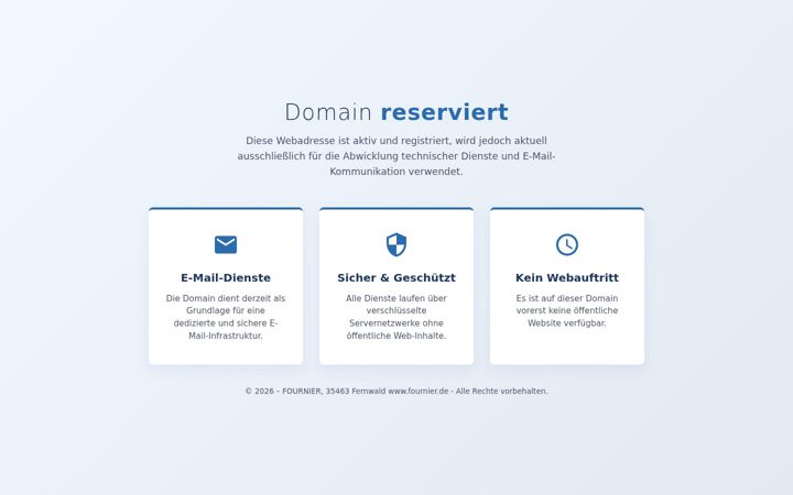 Screenshot of fournier.de