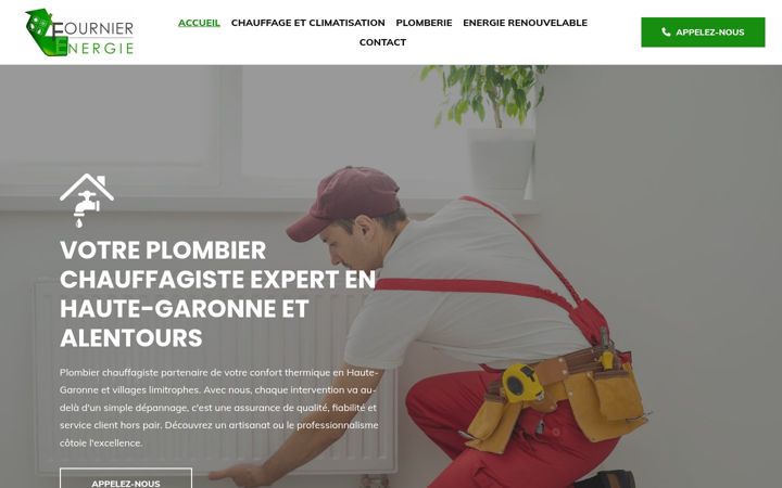 Screenshot of fournierenergie.fr