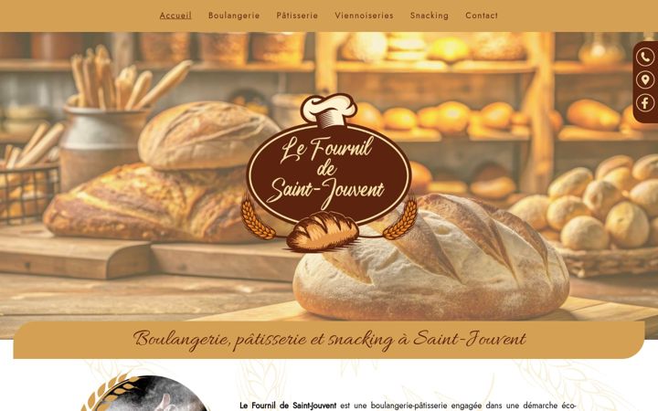 Screenshot of fournil87.fr
