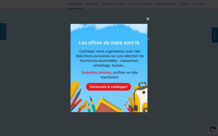Screenshot of fourniture-bureau-papeterie-06.fr