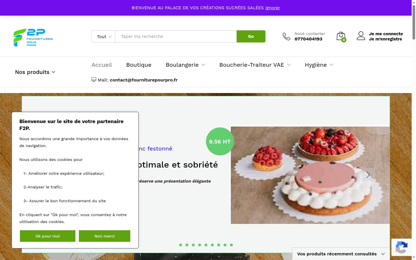 Screenshot tal-banner tal-kunsens muri qabel kwalunkwe interazzjoni