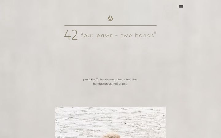 Screenshot of fourpawstwohands.com