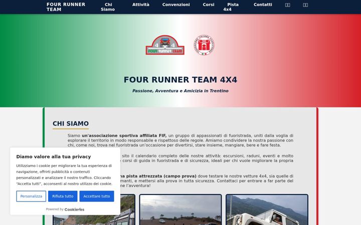 Screenshot of fourrunnerteam.it