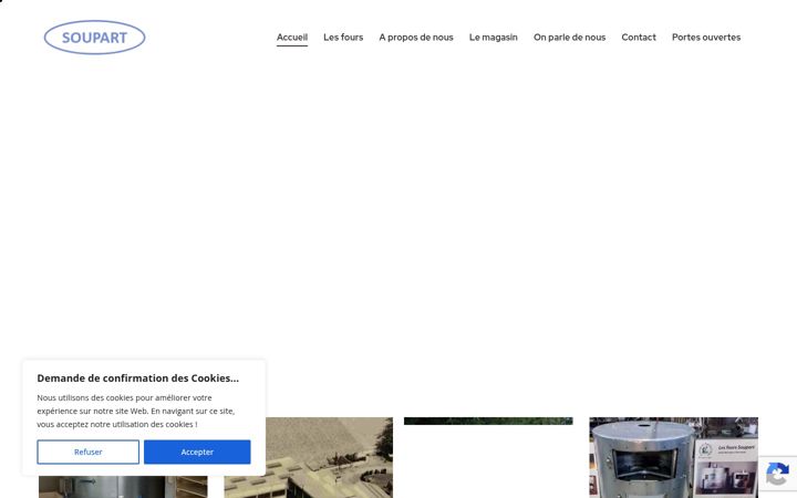Screenshot of fours-soupart.be