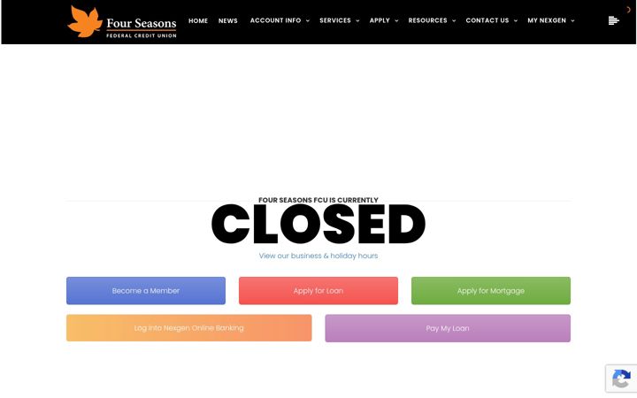 Screenshot of fourseasonsfcu.com