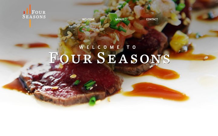 Screenshot of fourseasonsrestaurant.aut.ac.nz