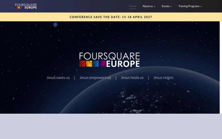 Screenshot of foursquare-europe.org