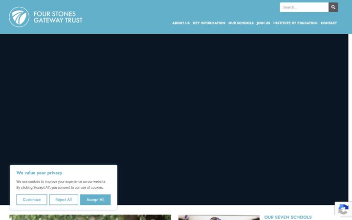 Screenshot of fourstonesgateway.org.uk