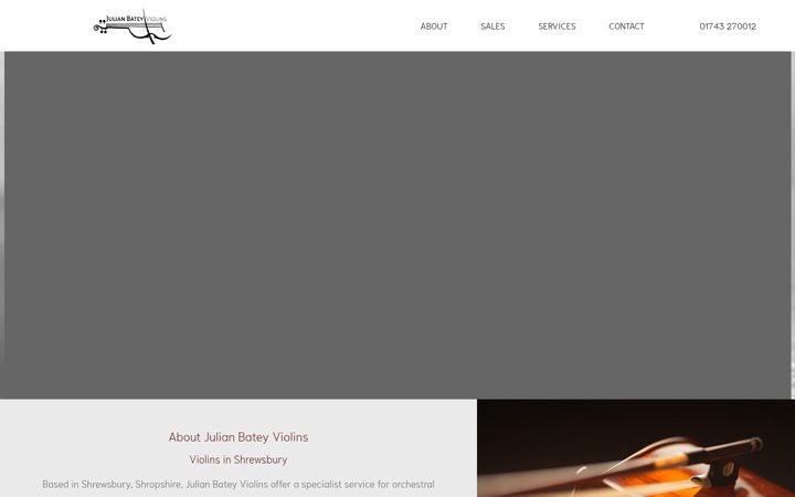 Screenshot of fourstrings.co.uk