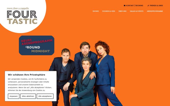Screenshot of fourtastic.ch