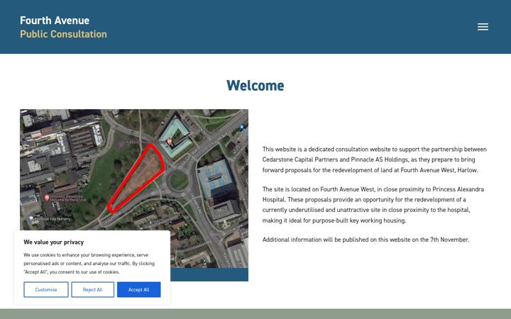Screenshot of fourthavenue-consultation.co.uk