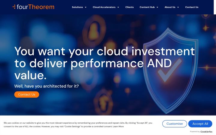 Screenshot of fourtheorem.com