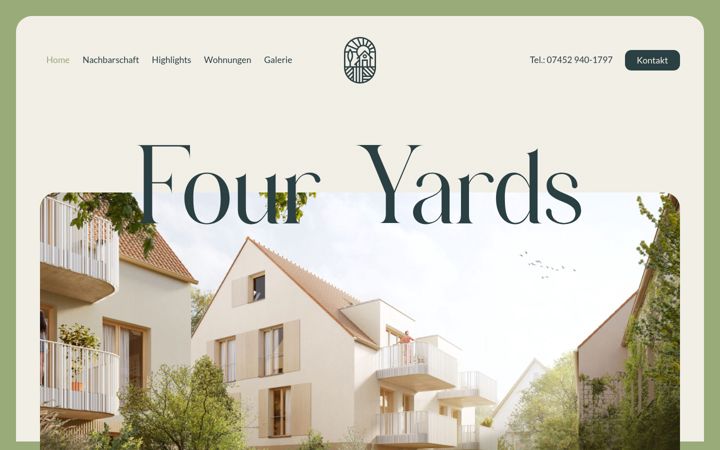 Screenshot of fouryards.de