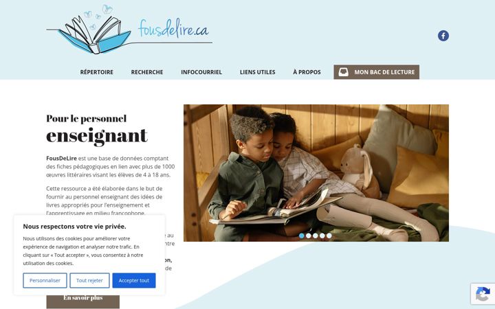 Screenshot di fousdelire.ca
