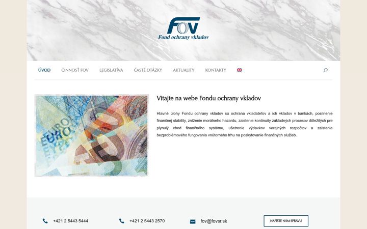 Screenshot of fovsr.sk