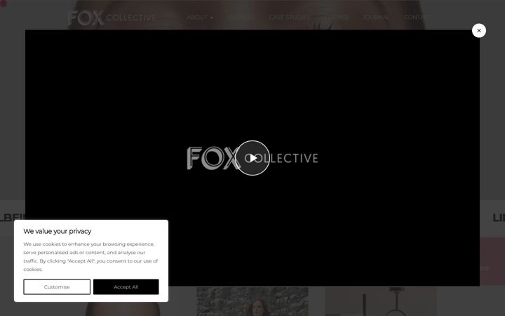 Screenshot of fox-collective.com