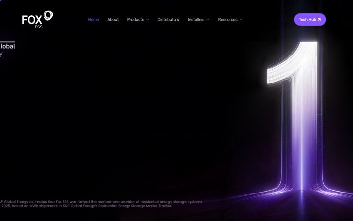Screenshot of fox-ess.uk
