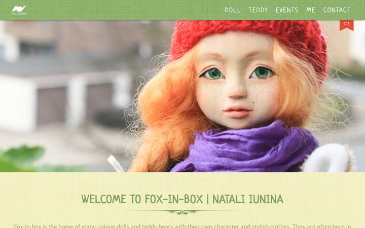 Skärmbild av fox-in-box.de